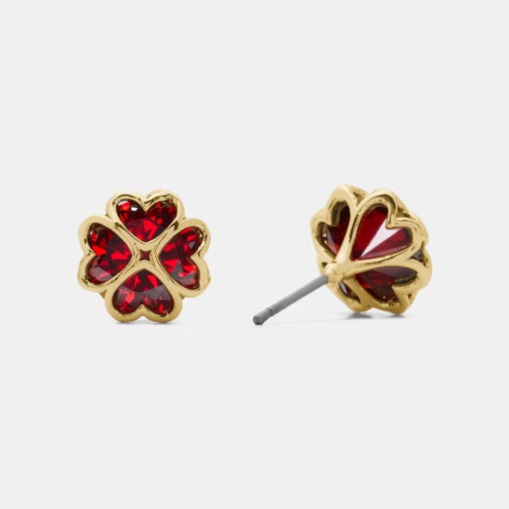 kate spade Ruby Something Sparkly Spade Studs/NWT - Picture 3 of 9